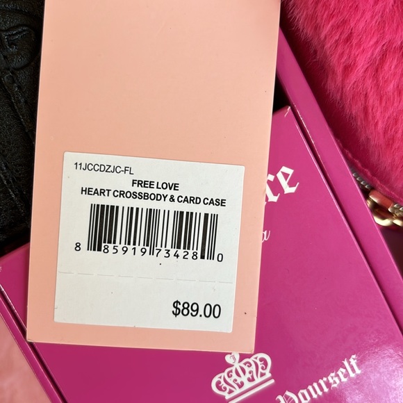 💗 Juicy Couture Free Love Heart Crossbody & Card Case - Picture 9 of 11
